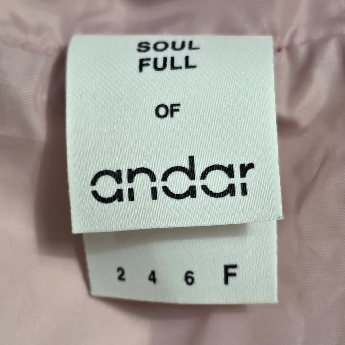 0702 andar 안다르 여성 덕다운 패딩 점퍼 F 프리사이즈 상품이미지9