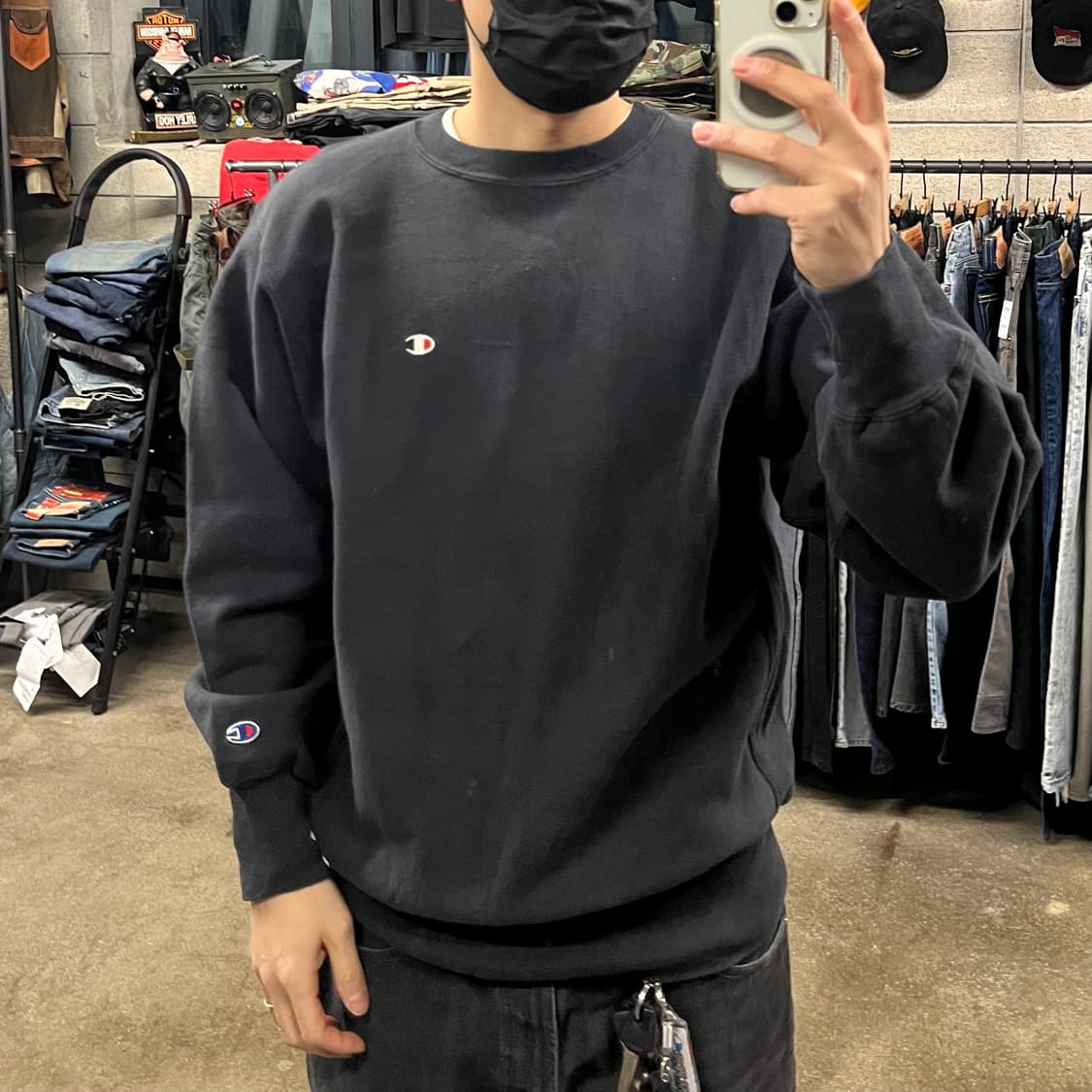 90s 챔피온 리버스위브 블랭크 스웻셔츠 (105-110) 상품이미지6