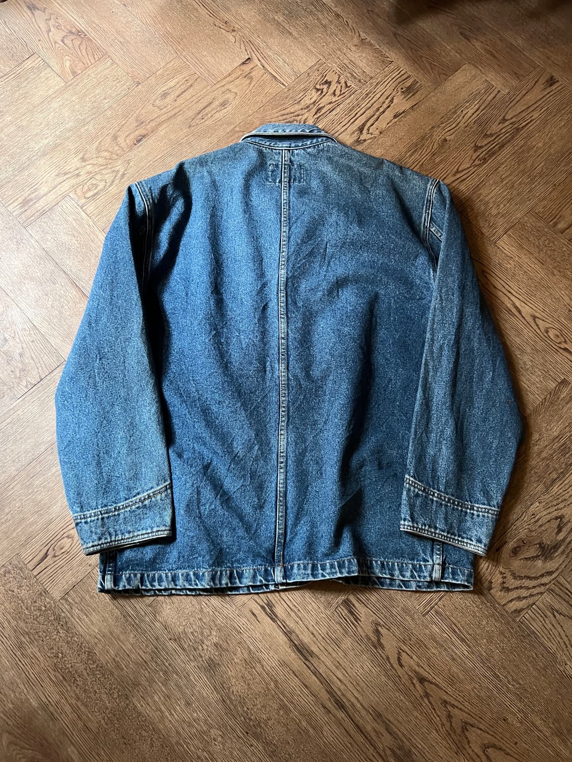 [L]90's USA 빈티지 워싱 데님 초어 자켓 상품이미지6