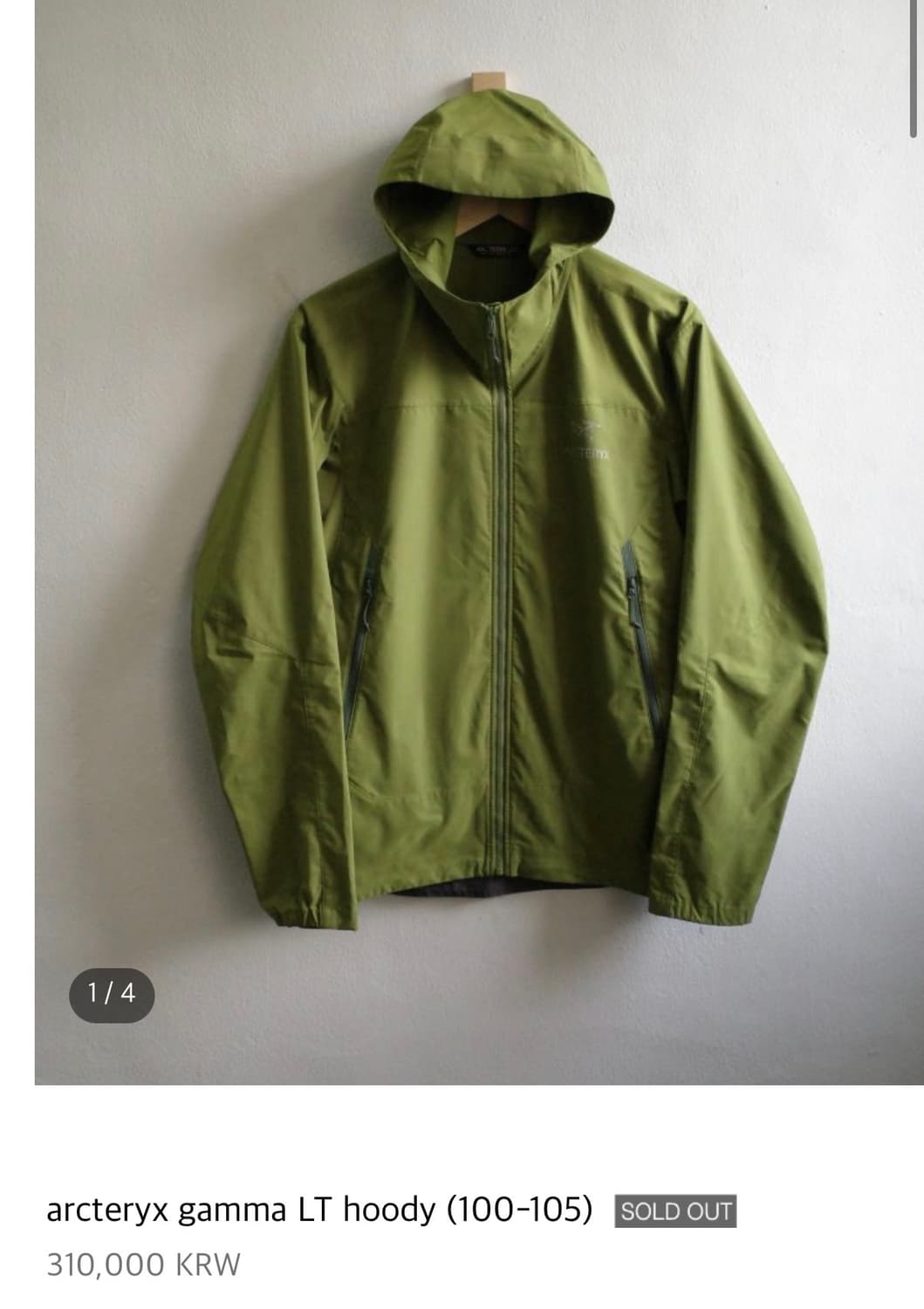 아크테릭스 감마Lt 후디 M 상품이미지1