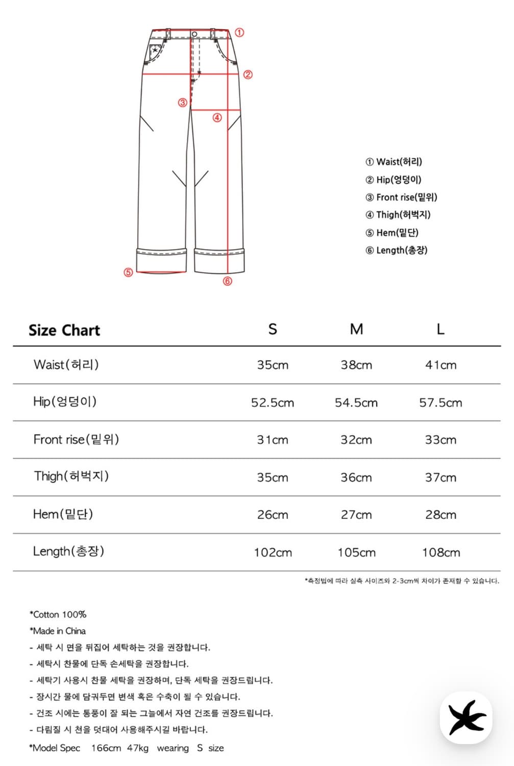 더콜디스트모먼트 TCM roll up denim pants (navy)  상품이미지2