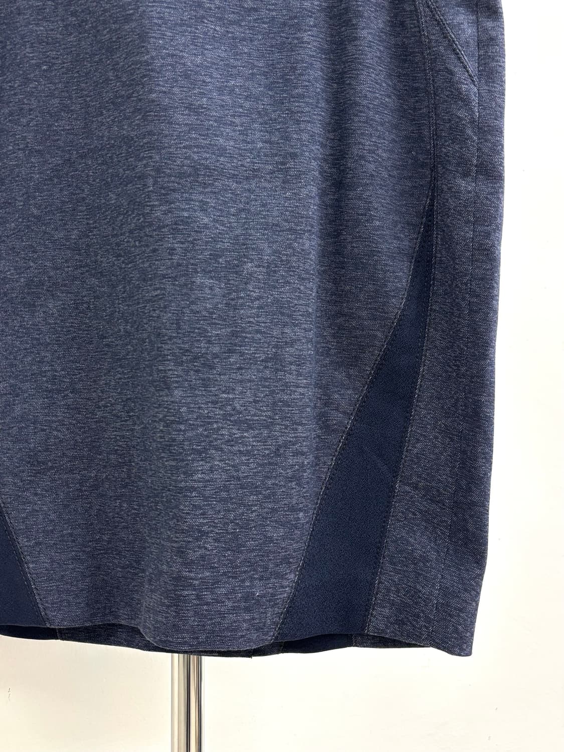 빈티지 네이비 미디 스커트 상품이미지4