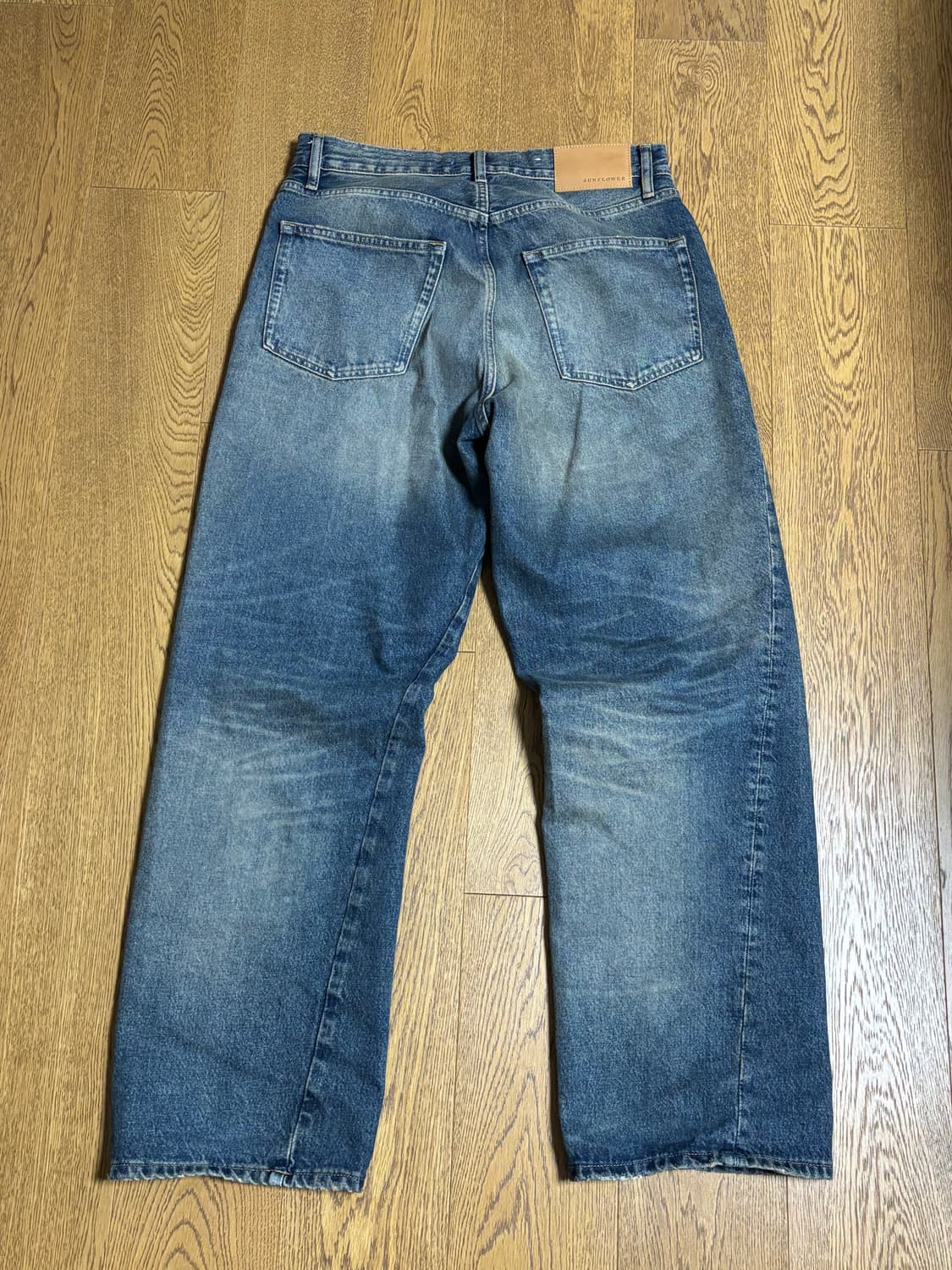 Sunflower 와이드 트위스트 데님 상품이미지3