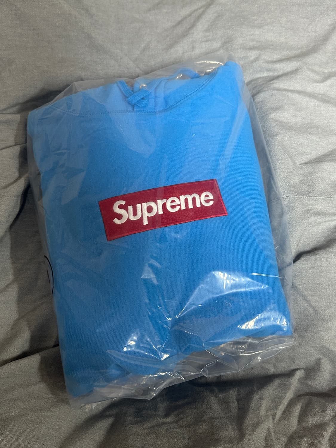 25FW 슈프림 박스로고 후드 하빨 시안 상품이미지1