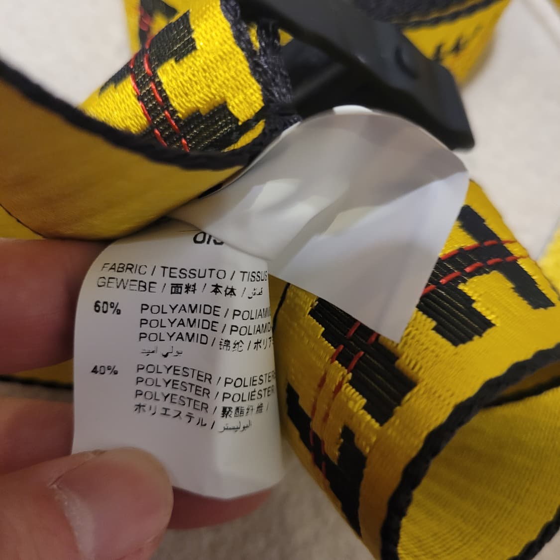 오프화이트 인더스트리얼 벨트 os 상품이미지6