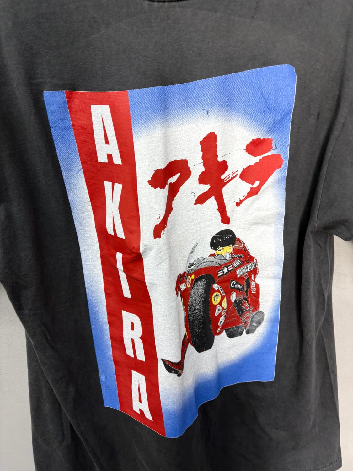 빈티지 90s 아키라 그래픽 블랙 반팔A3698 상품이미지5
