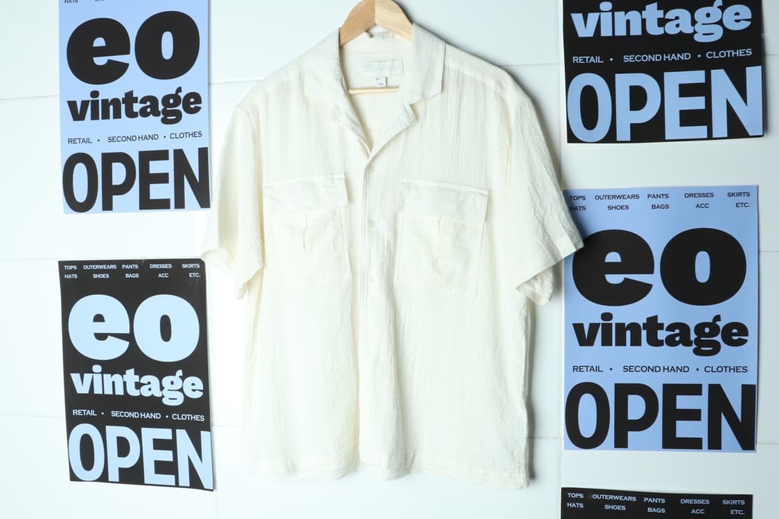(L-XL) 세컨드모놀로그 반팔 카라 티셔츠 시원 시어서커-H31884 상품이미지2