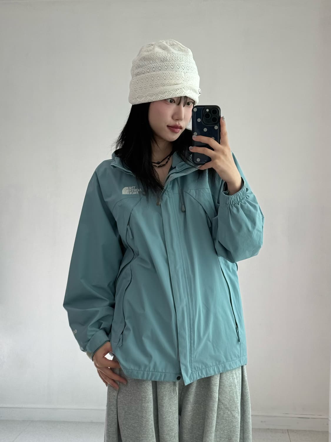 노스페이스 뮤트 민트 바람막이 상품이미지4