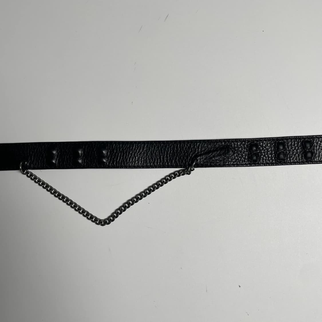 디젤 블랙 골드 체인 벨트 상품이미지4