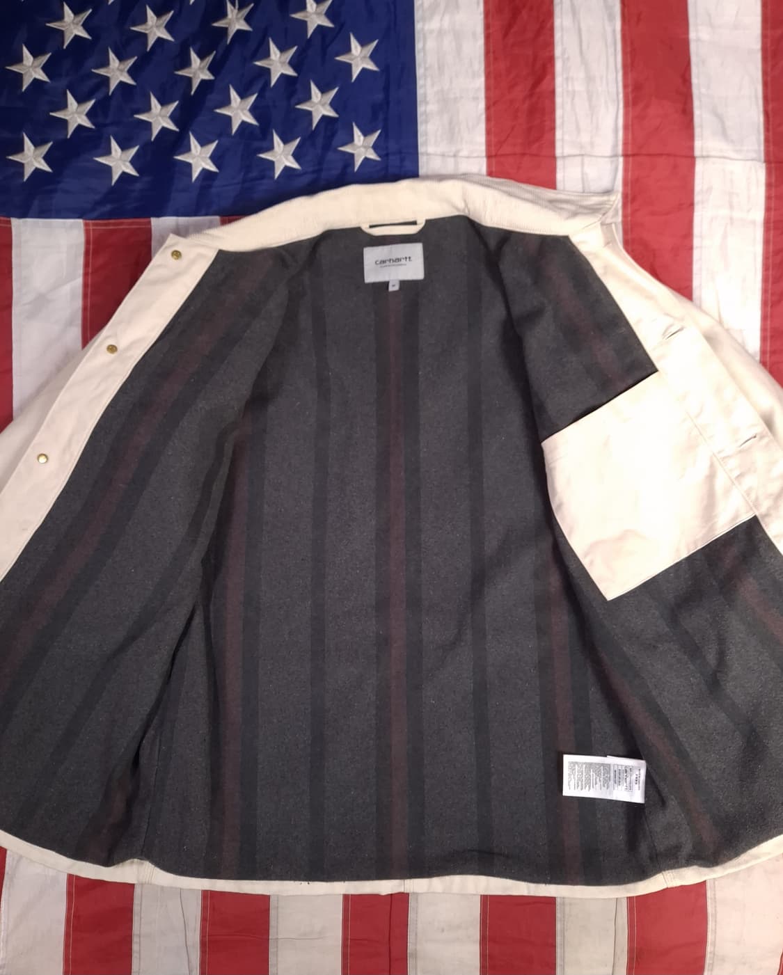 오리지날 칼하트 화이트 미시건 초어자켓 상품이미지8