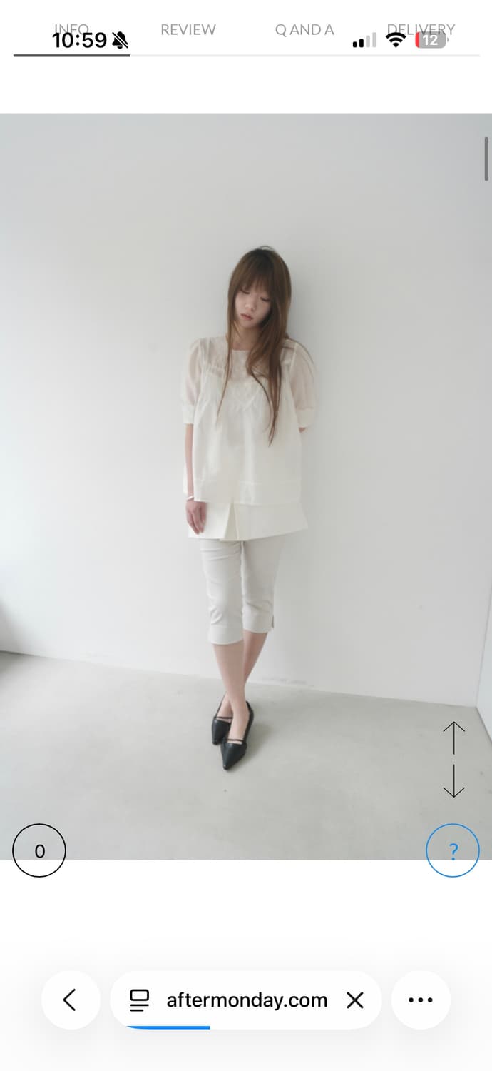 키야기 에프터먼데이 floral blouse set 블라우스 상품이미지3