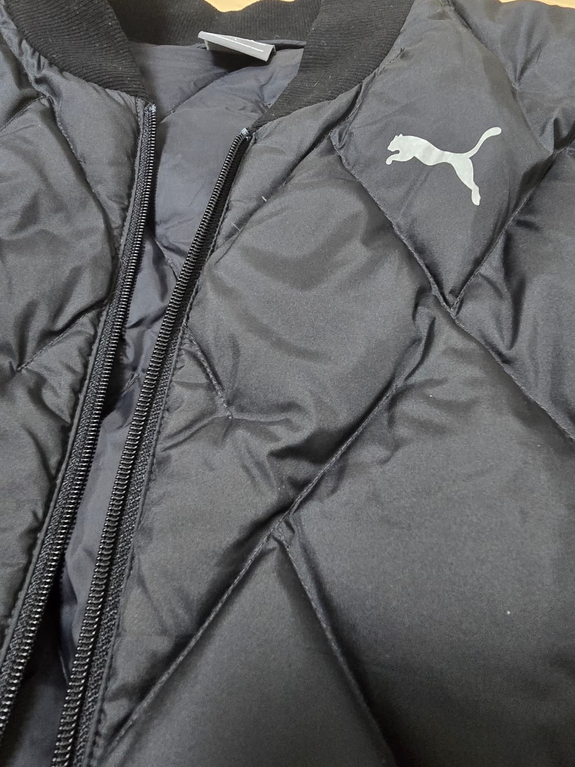 푸마 오리털 퀄팅 롱패딩 L 상품이미지2