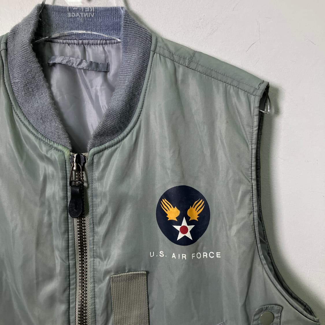 USAF 미공군 ma-1 플라이트 조끼 베스트  상품이미지4