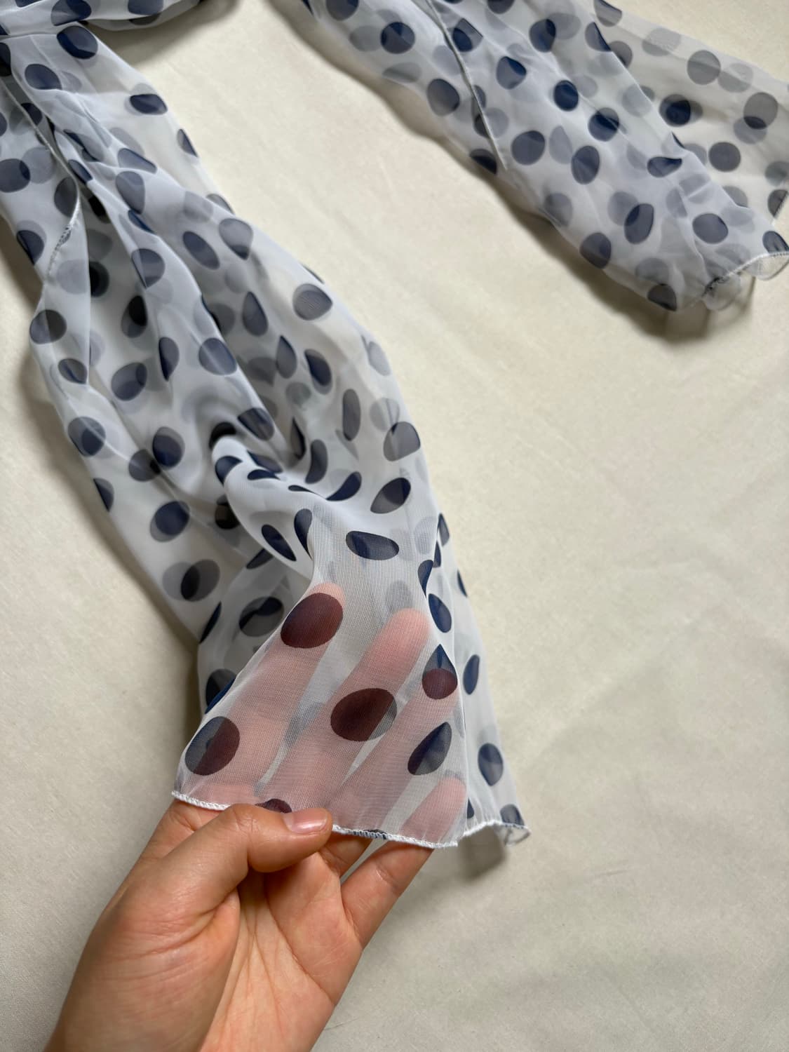 dot sheer scarf 상품이미지4