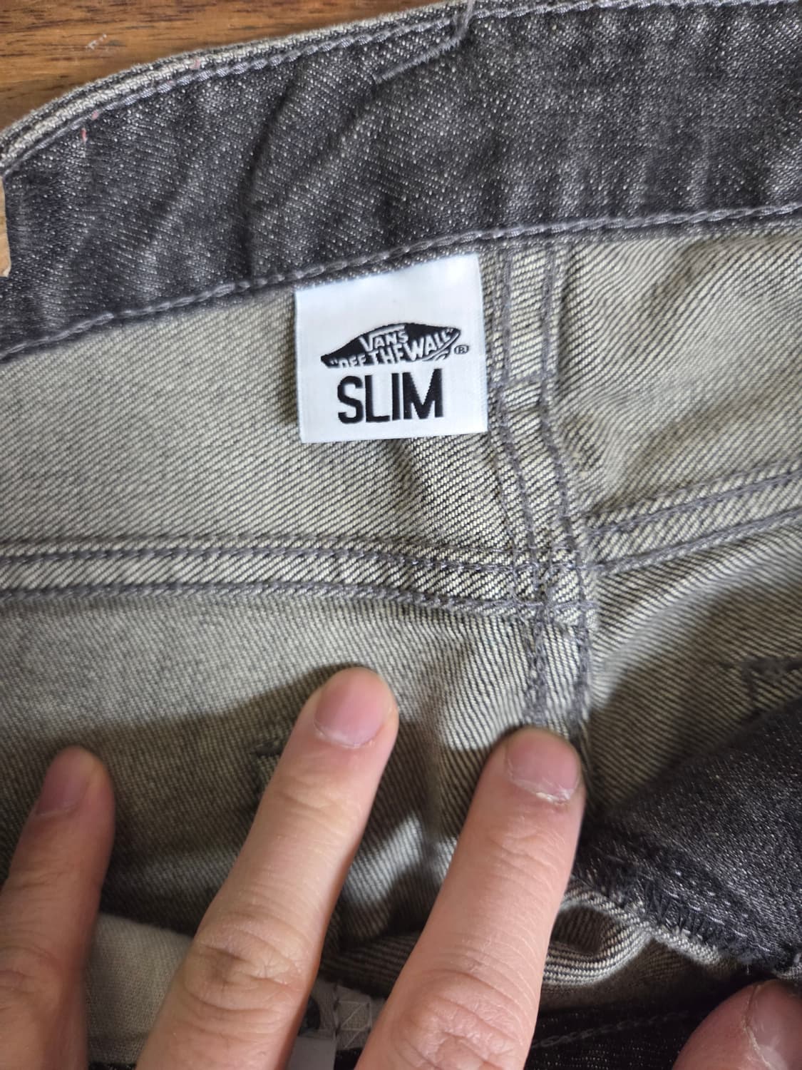 반스 흑청 데님팬츠 32 슬림 상품이미지4