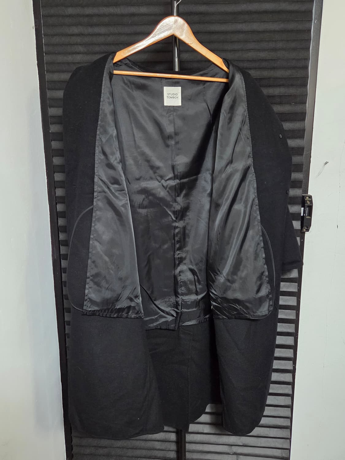 [스튜디오 톰보이] 싱글 롱 코트 | 00047 상품이미지5