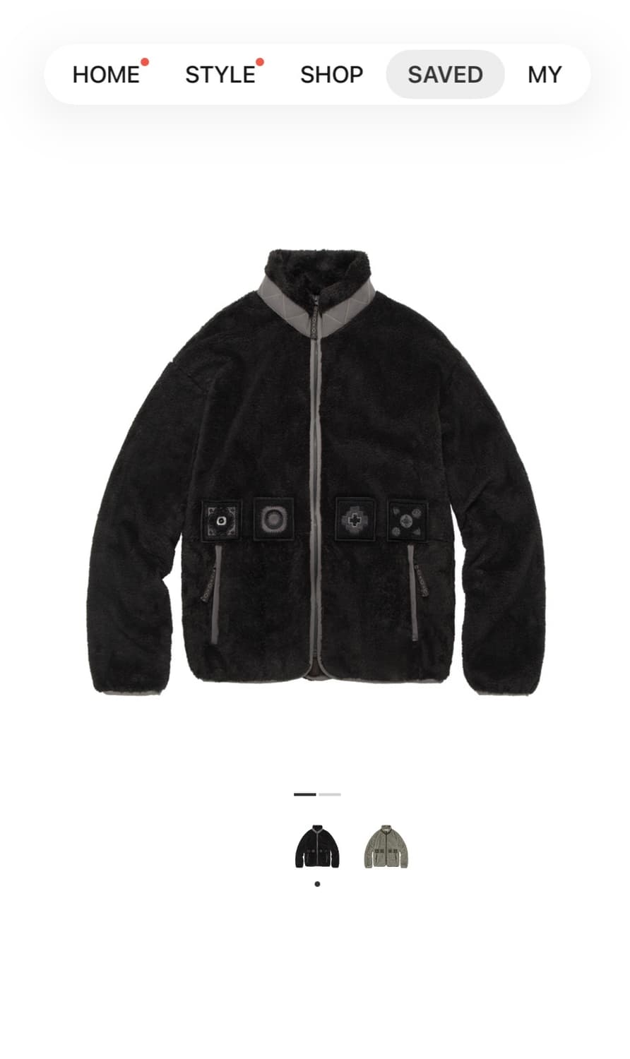 폴리테루 셰르파 플리스 자켓 2사이즈 상품이미지1