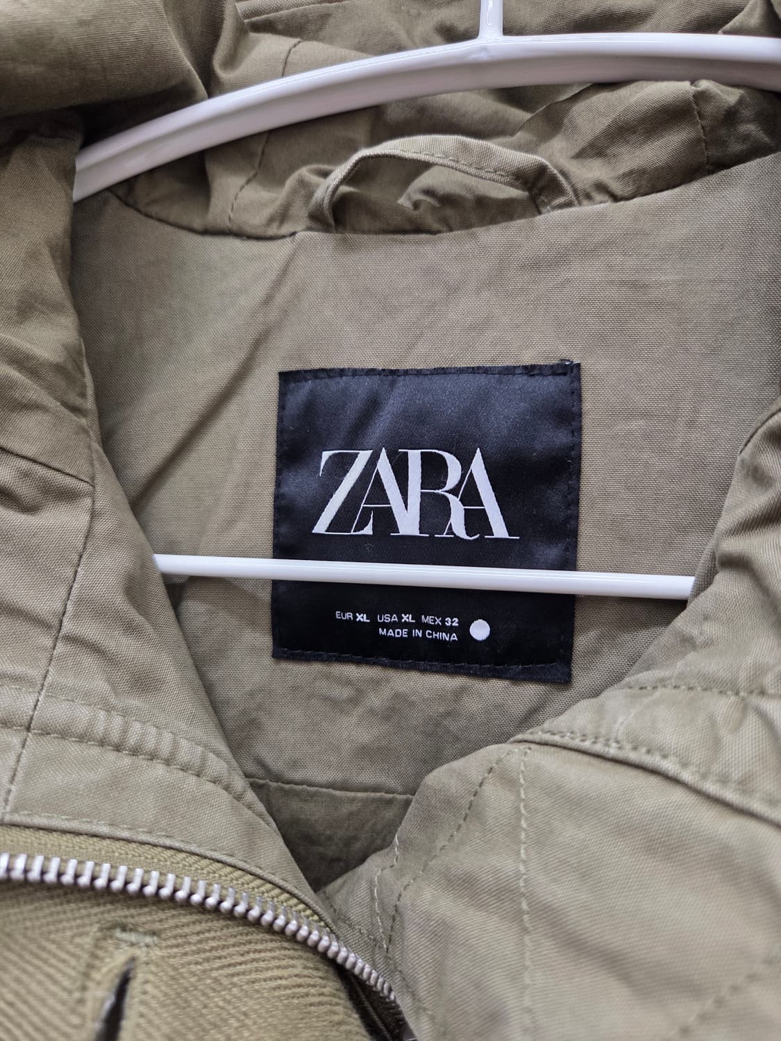 자라 밀리터리 오버사이즈 야상 자켓 상품이미지6