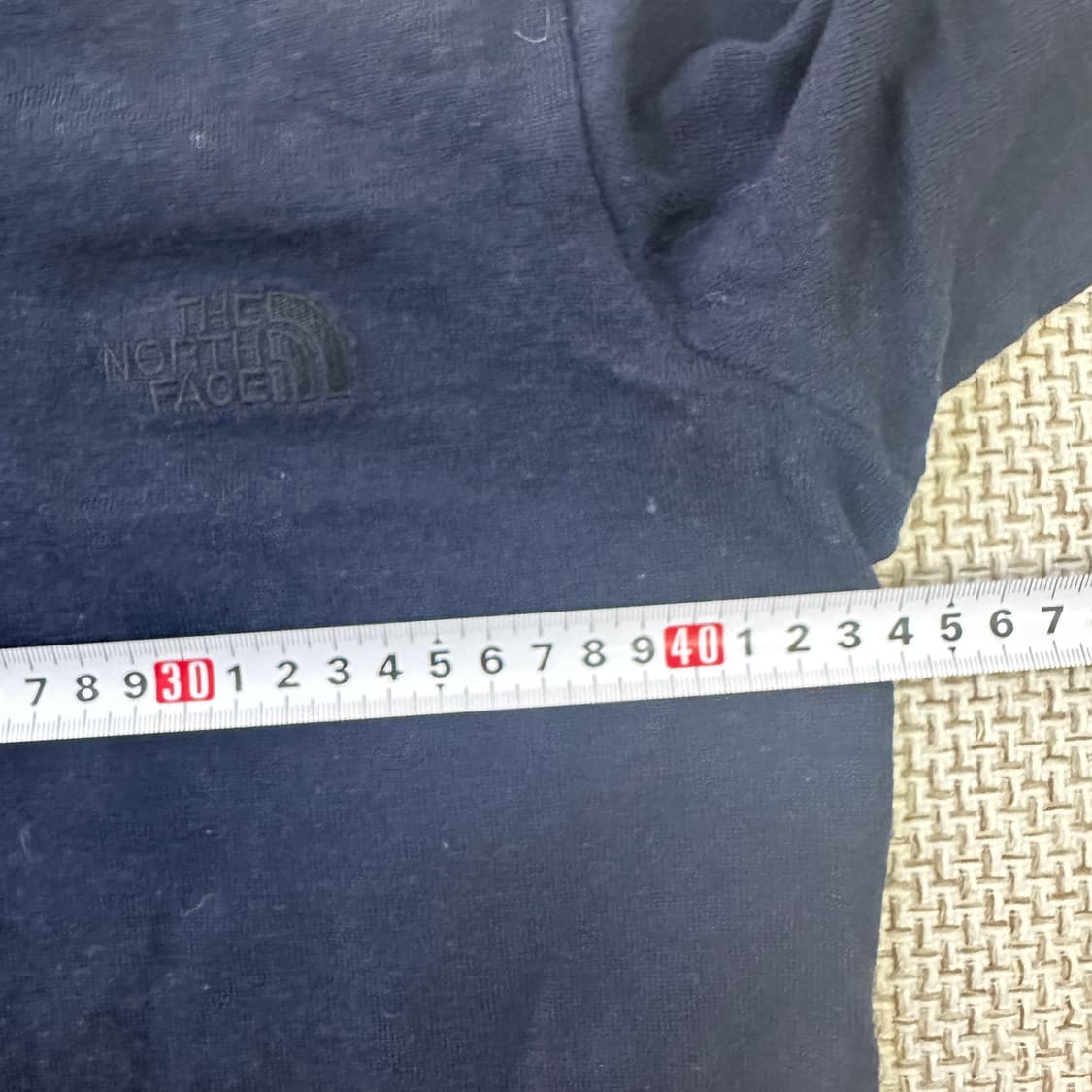 90 노스페이스 남색 긴소매 티셔츠 0421D 상품이미지5