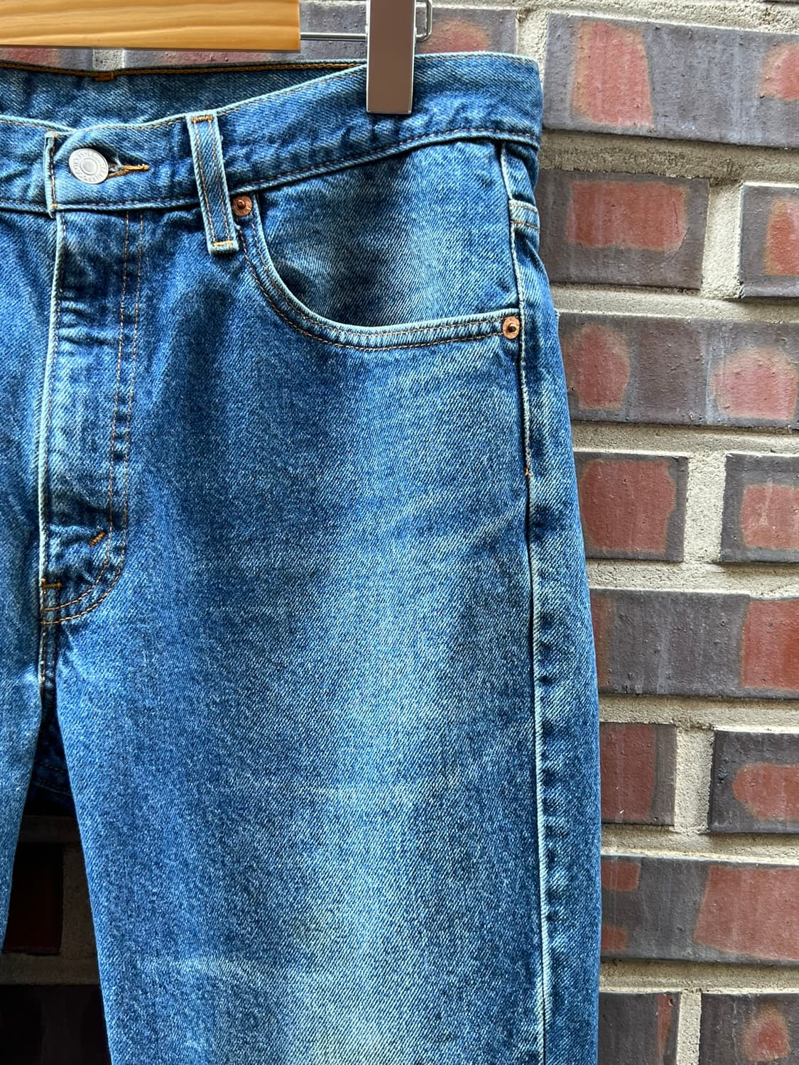 90's [33x30] 리바이스 517 부츠컷 빈티지 데님 팬츠 상품이미지2