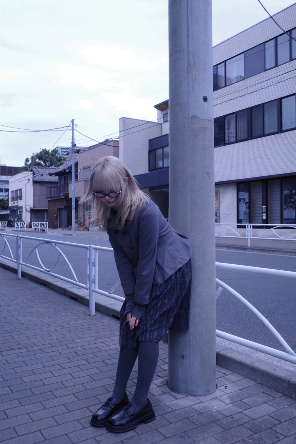 유피 핀턱 더블 숏 코트 (2color) 새상품 상품이미지3