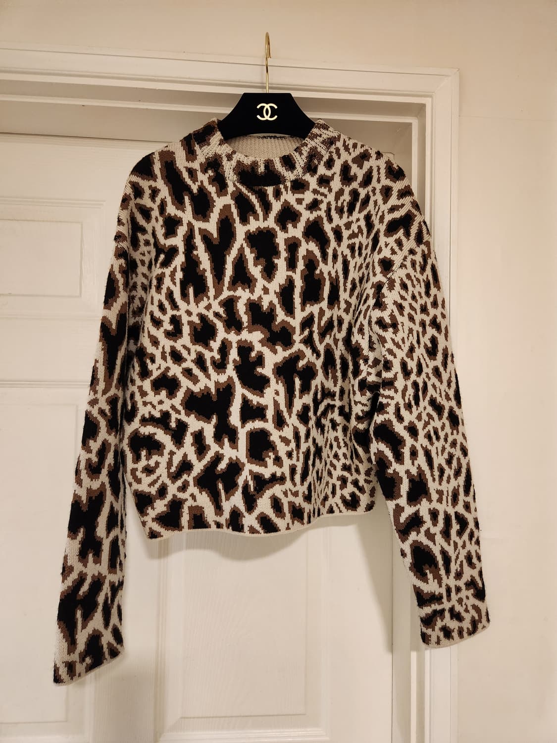 (정품)프로엔자슐러 Proenza Schouler 브라운자카드패턴 스웨터 상품이미지4