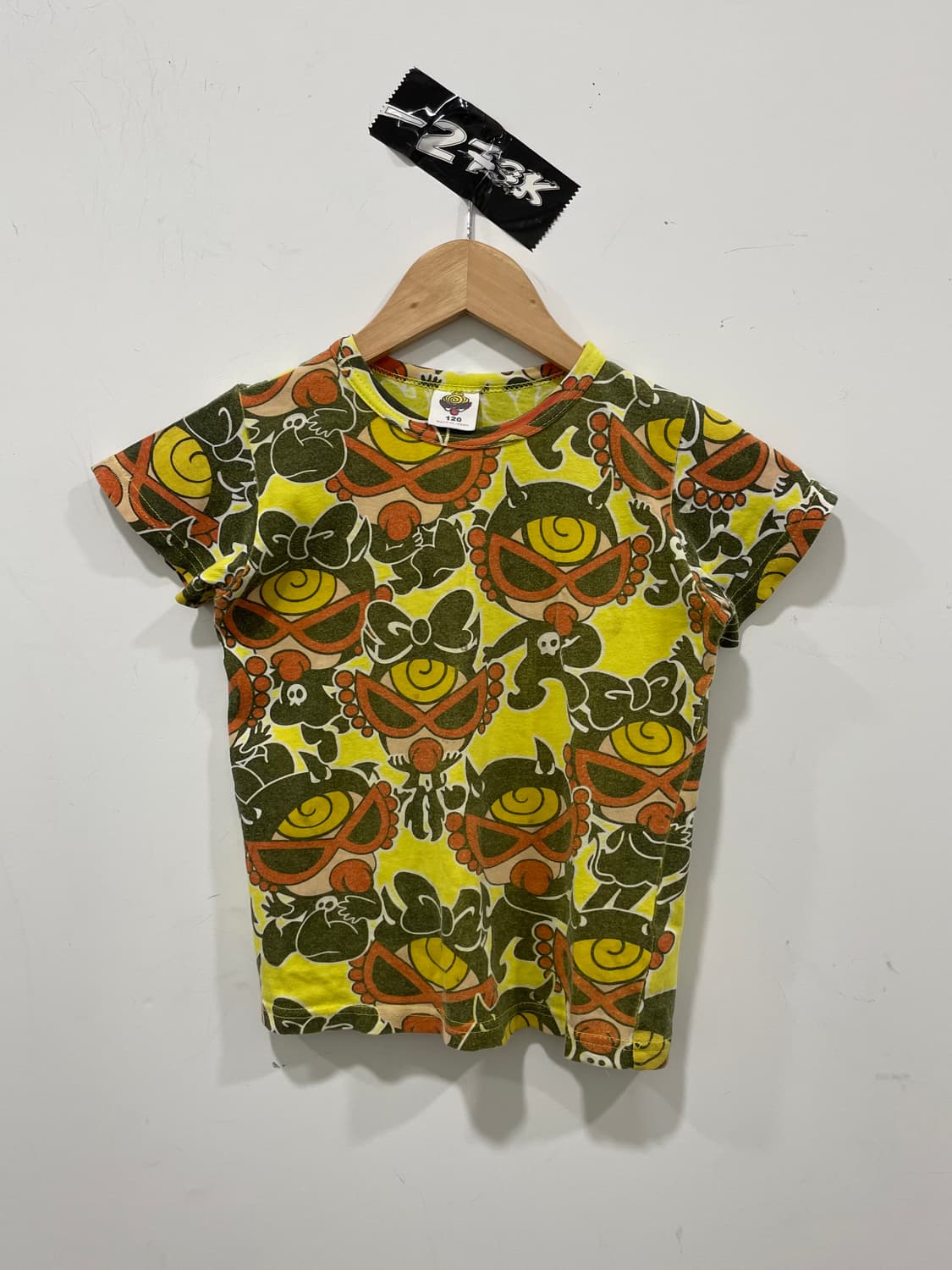 Hysteric Mini 히스테릭 미니짱 올오버 프린팅 크롭 반팔티셔츠 상품이미지2