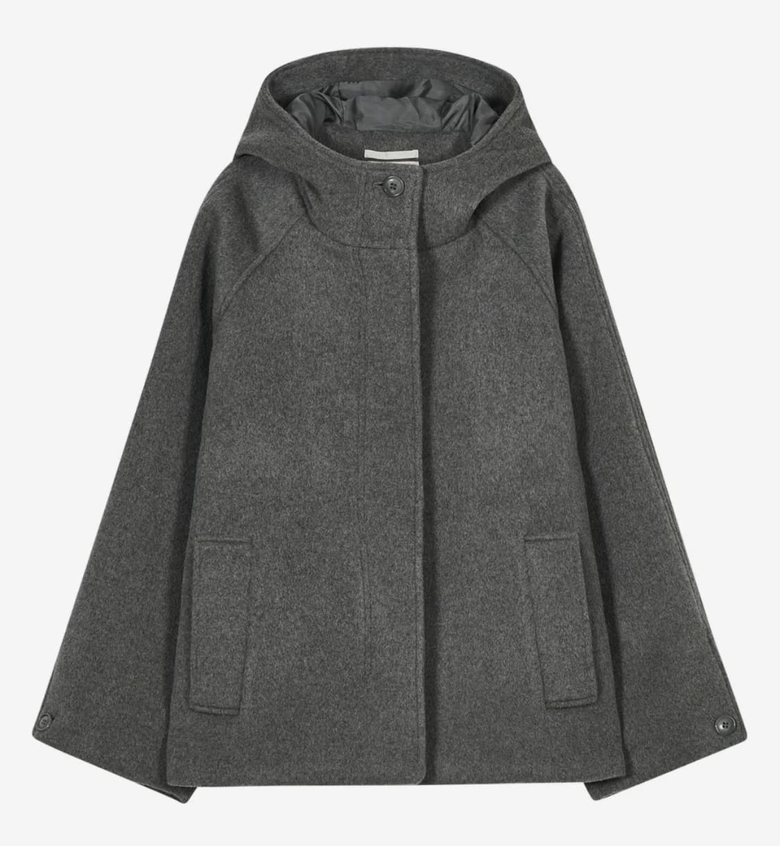 타입서비스 hooded half coat gray 상품이미지2
