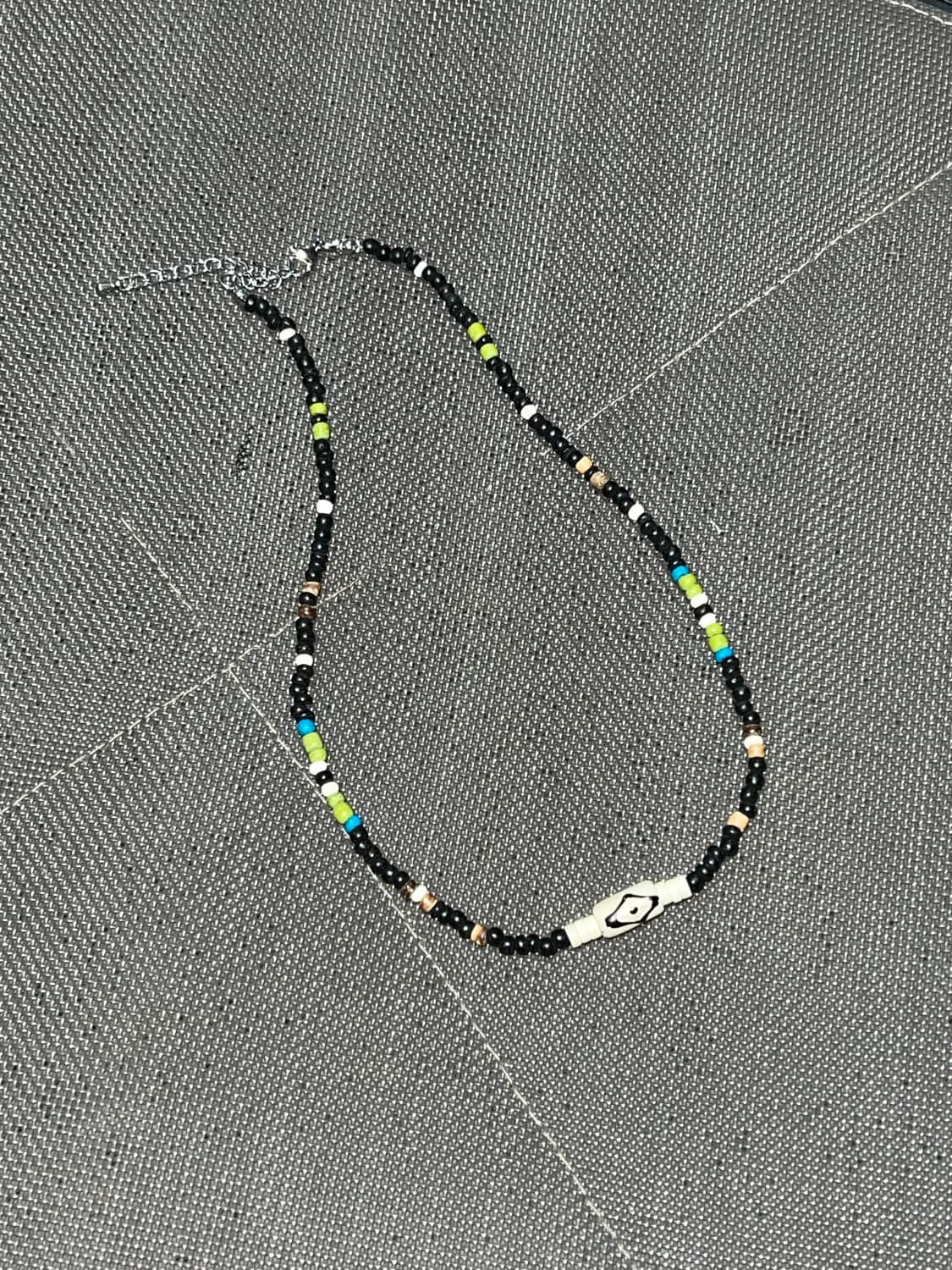 비즈 나무 목걸이 상품이미지1