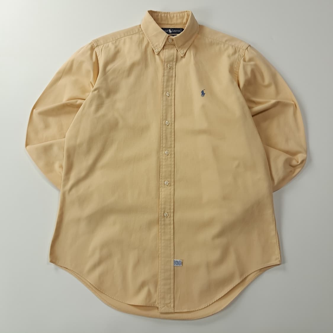 CK267 M 폴로 90s 라이트옐로우 셔츠 남방 상품이미지1