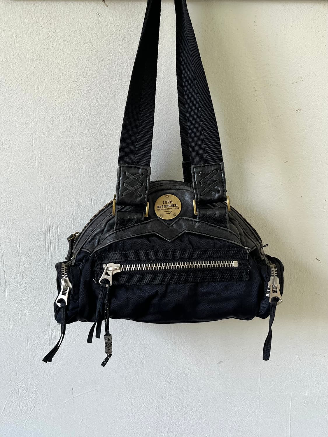 00’s Diesel y2k 레더 숄더백 상품이미지2