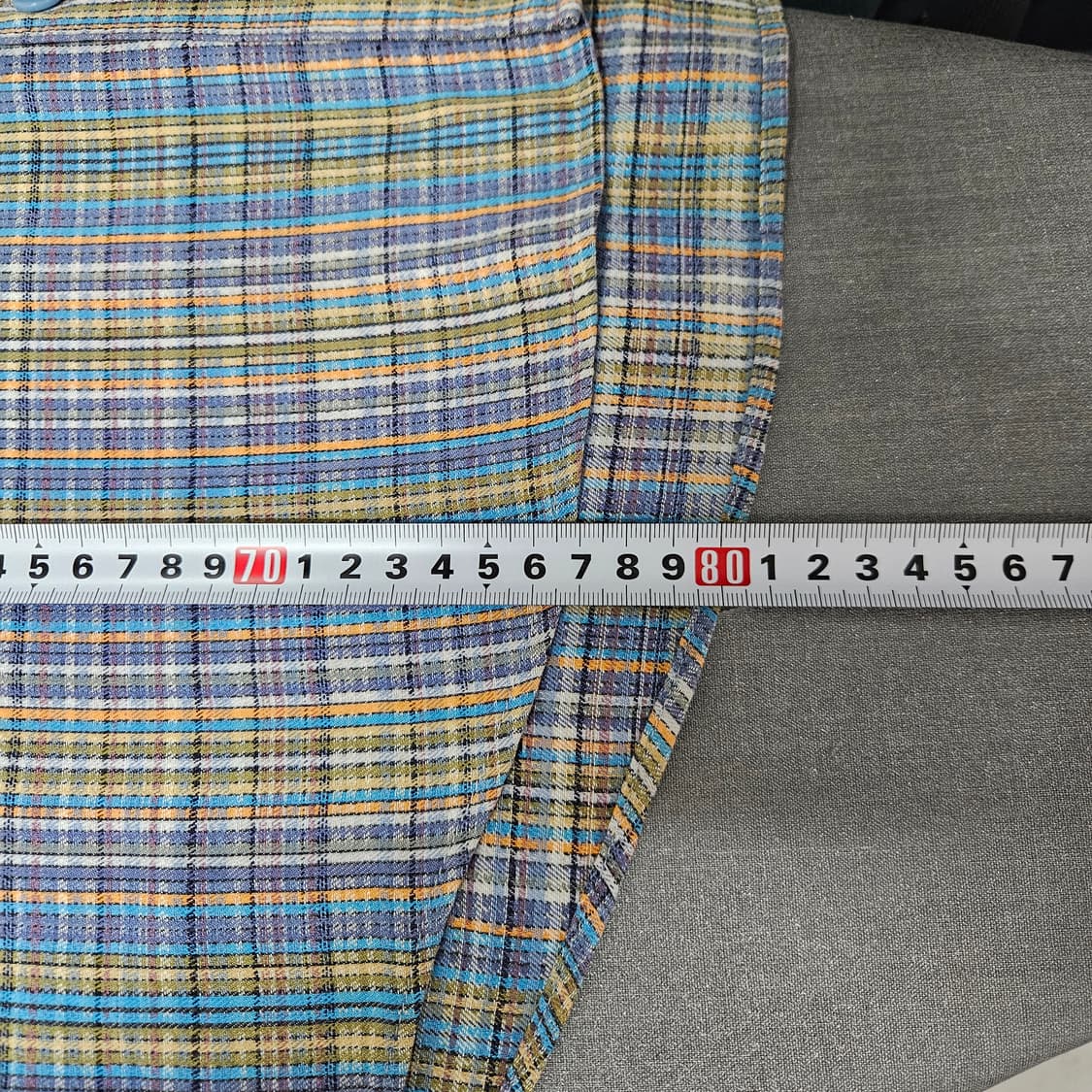 XL 52 미쏘니 스포츠 빈티지 퍼플 멀티체크 셔츠 상품이미지8