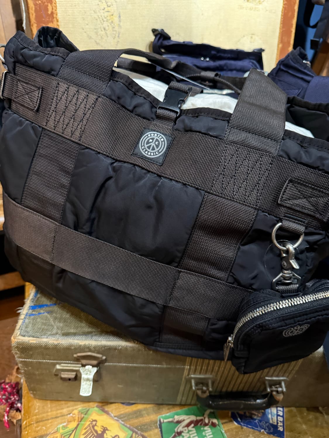 [F] 포터클래식 슈퍼나일론 토트백 블랙  상품이미지2