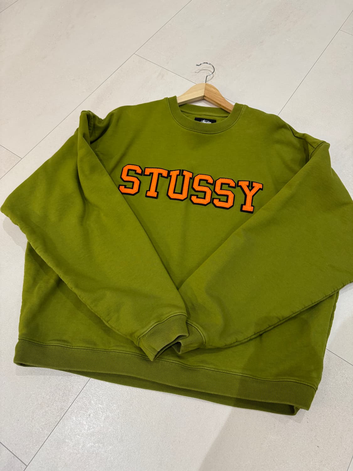 stussy 스투시 맨투맨 라지사이즈 상품이미지1