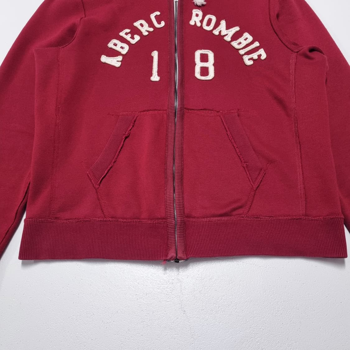 빈티지 아베크롬비 머슬핏 후드 집업 - M 상품이미지7