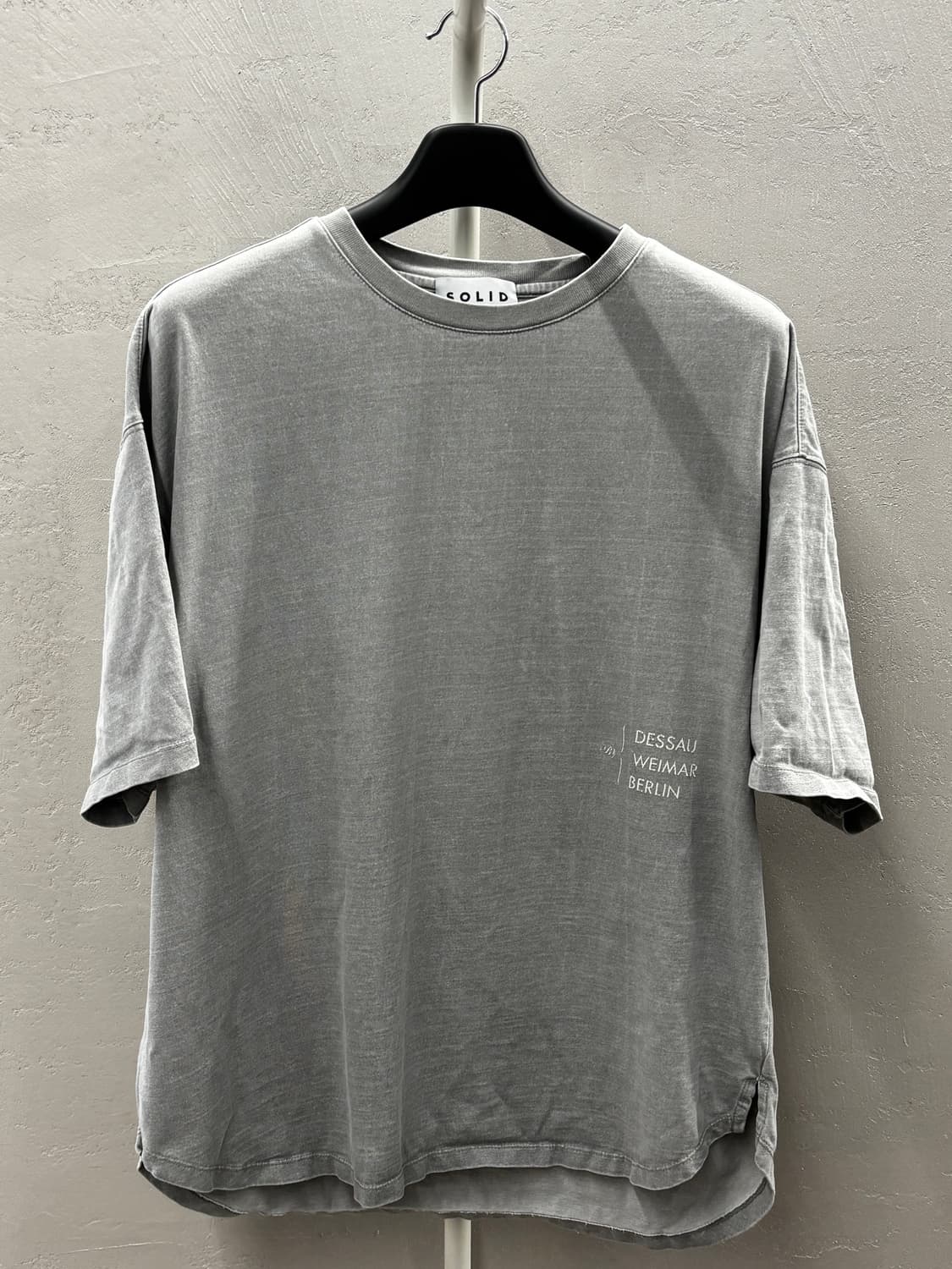 SOLID 데사우 반팔 티셔츠 회색 100 상품이미지2