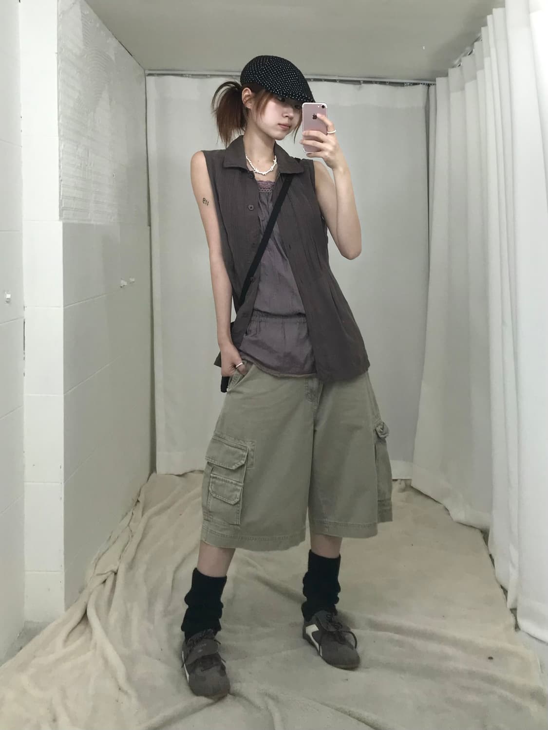 👾 빈티지 애쉬퍼플 캐주얼 히피 코디 세트 상품이미지1
