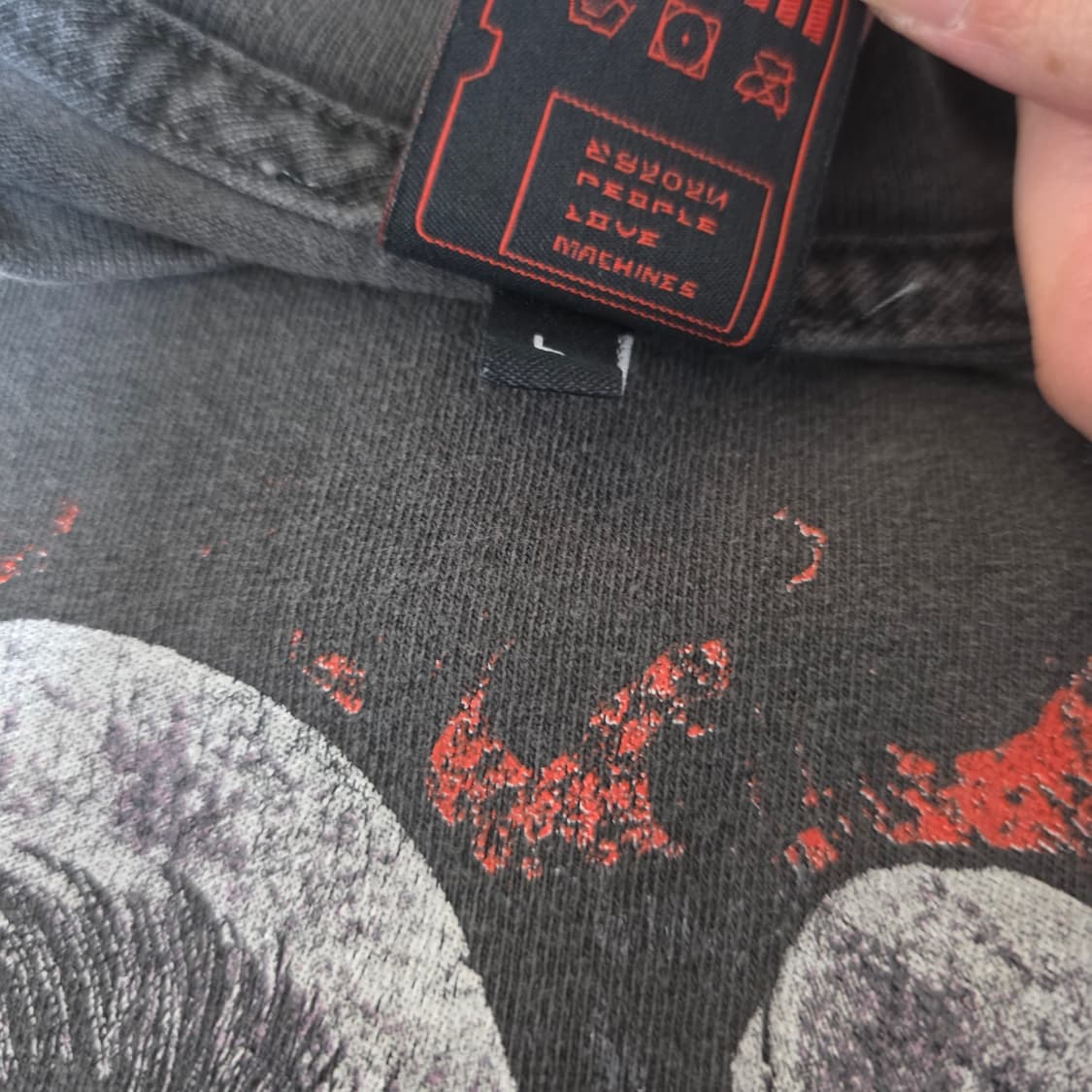 [L] 베르세르크 부틀렉 이더리얼 스튜디오 2024 페이드블랙 롱슬리브 상품이미지6