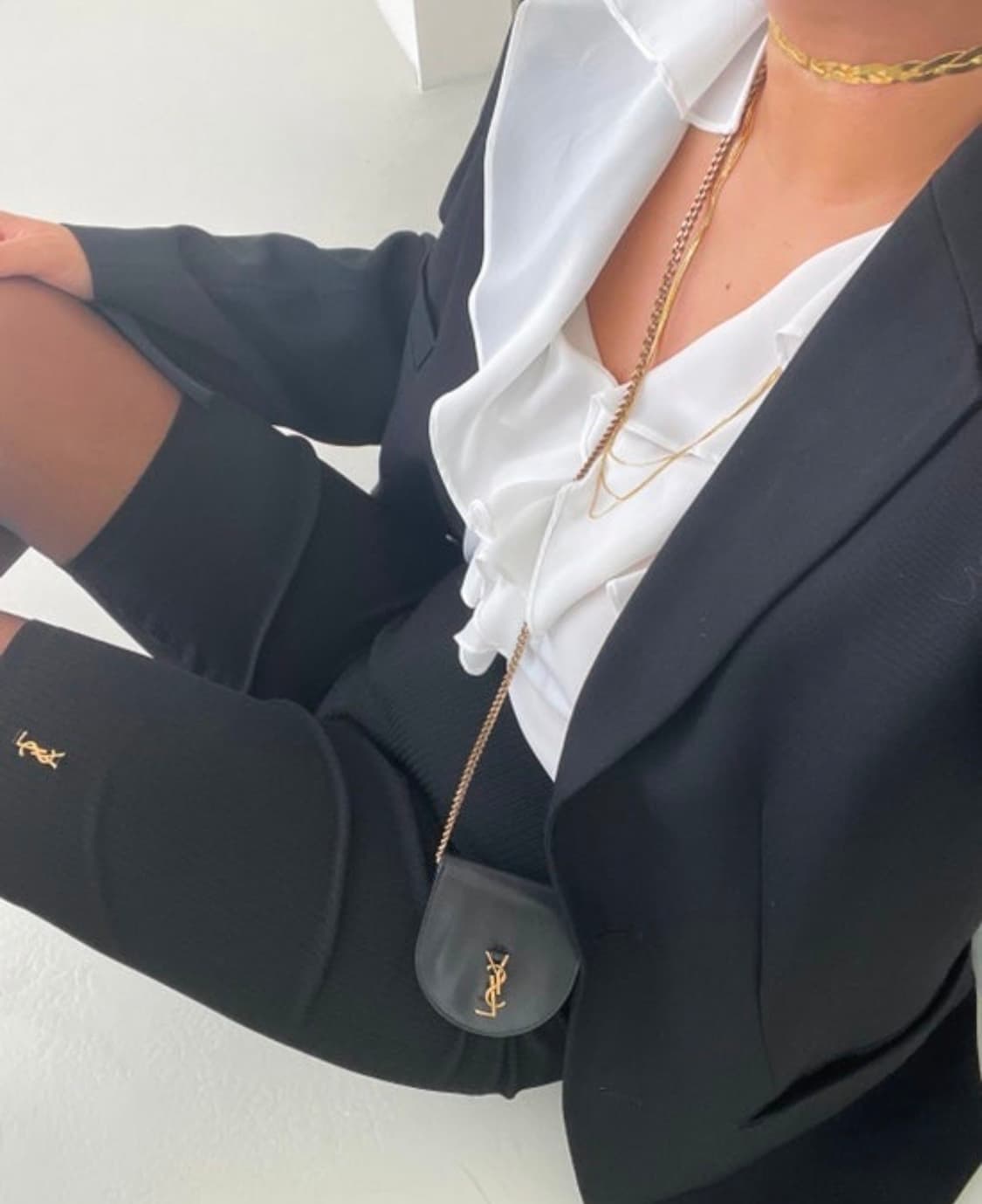 생로랑 바이커 쇼츠 상품이미지3