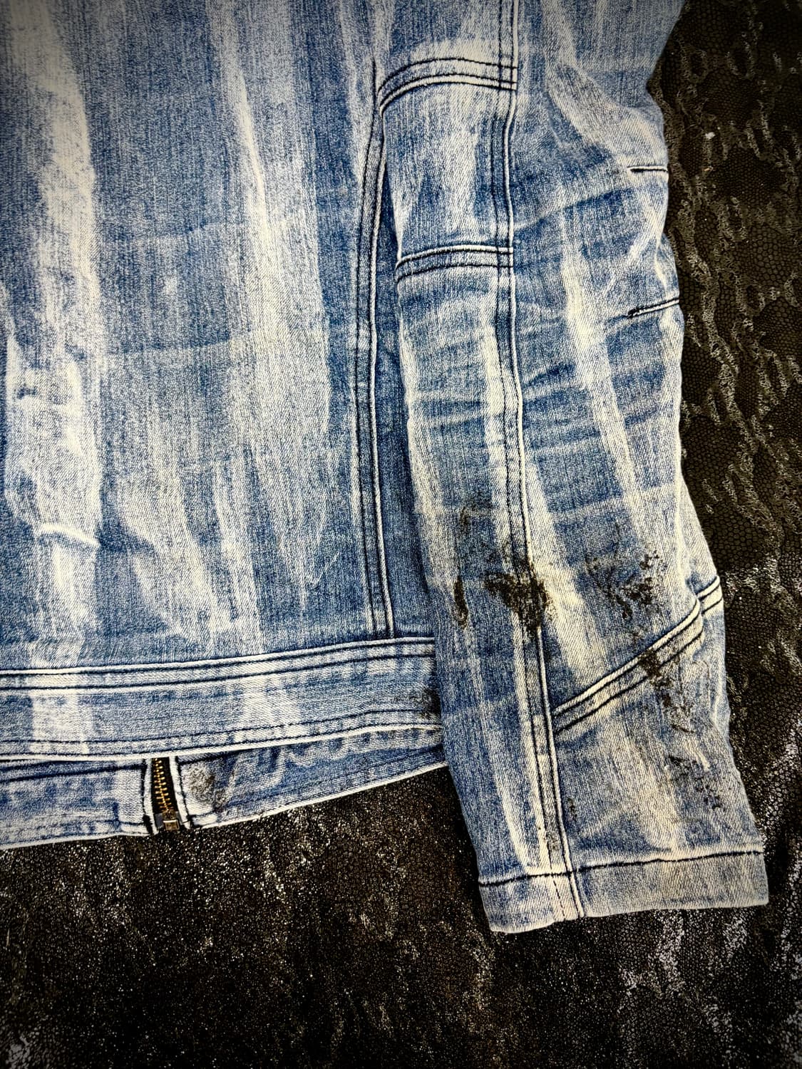 “Vintage”Y2K Mood Washed Jacket 상품이미지7