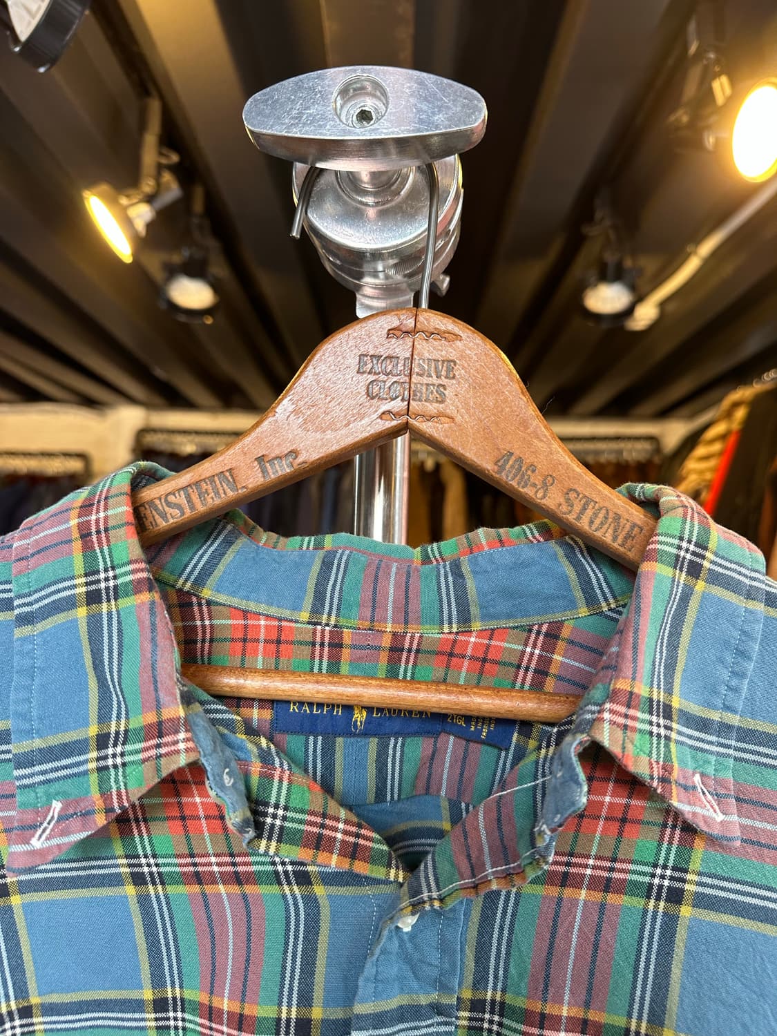 폴로 랄프로렌 페이드 체크셔츠 상품이미지3