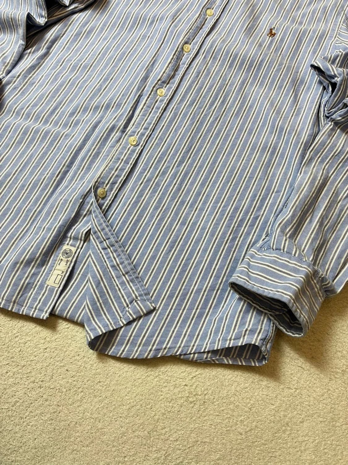 폴로 랄프로렌 시티보이룩 스트라이프 포니 로고 셔츠 PN7478 상품이미지4