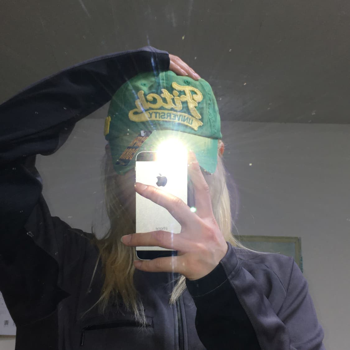 투티/0349 피치 1932 유니버시티 워싱 캡 Y2K 새상품 상품이미지1