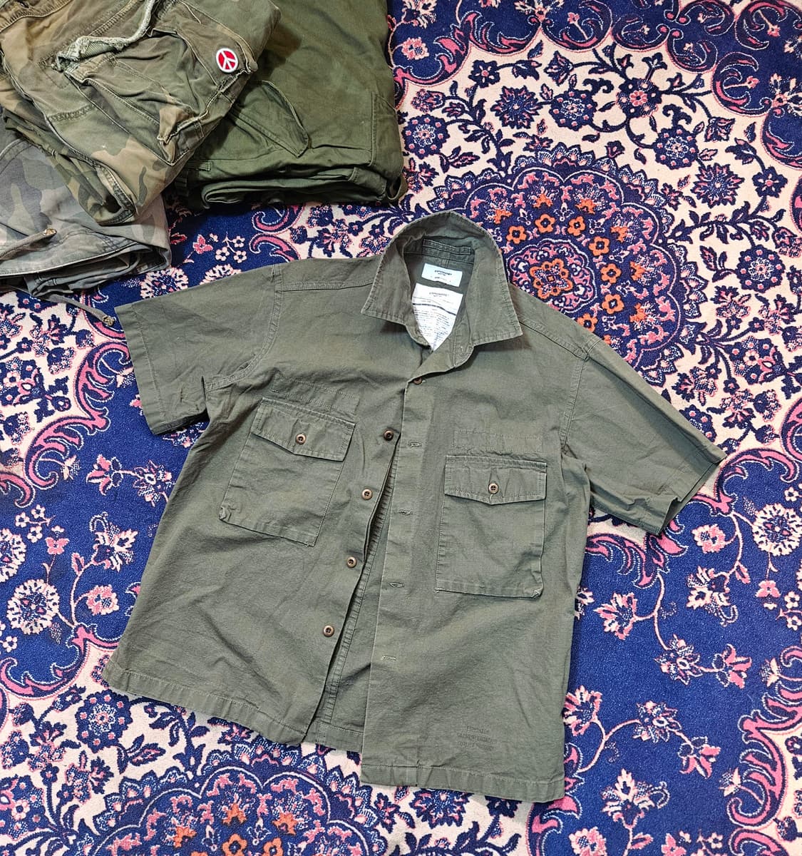 에스피오나지 Hilt Fatigue 워크웨어 반팔 자켓 상품이미지1