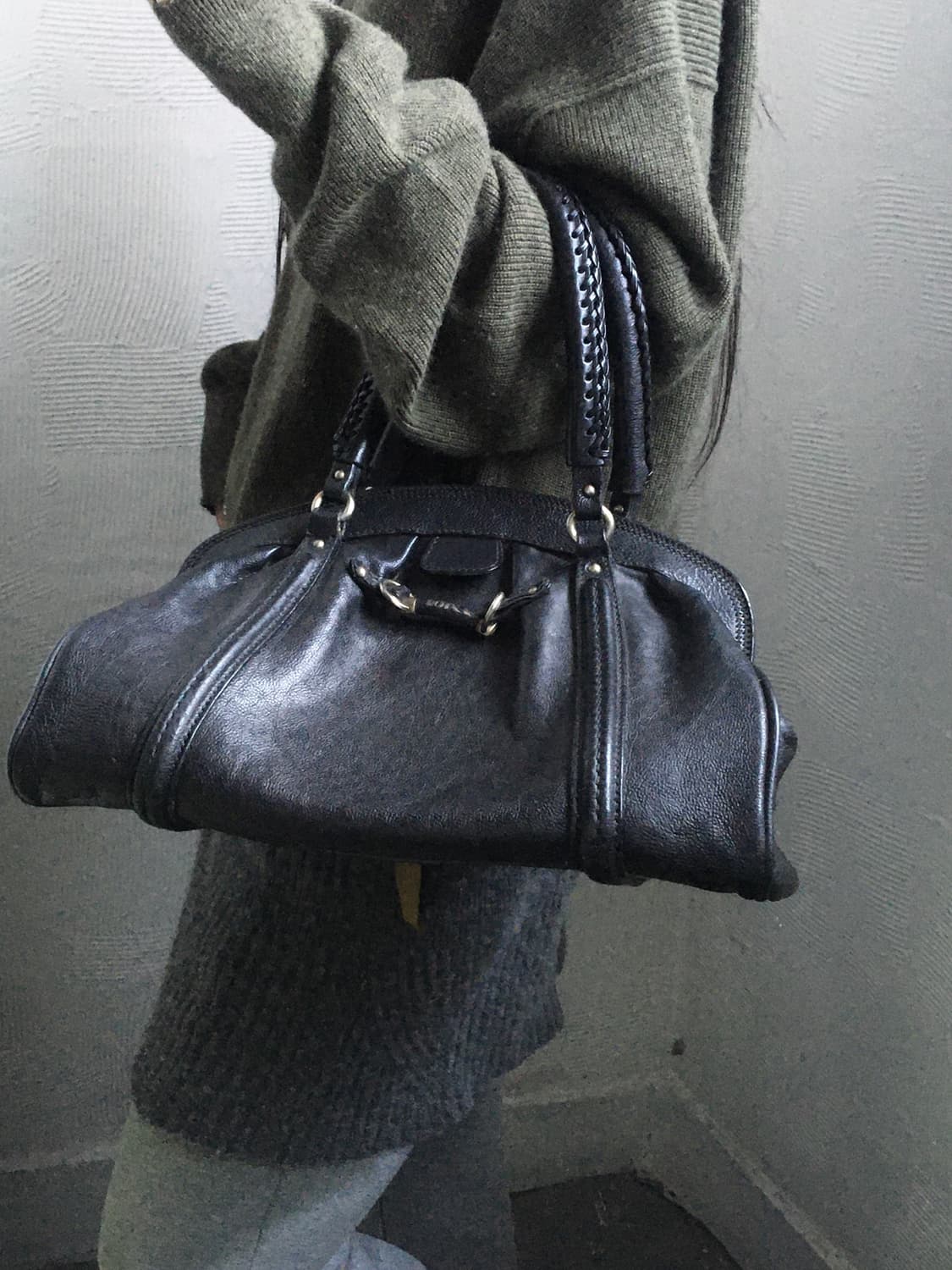 Dior 디올 00’s 레더 토트백 상품이미지2