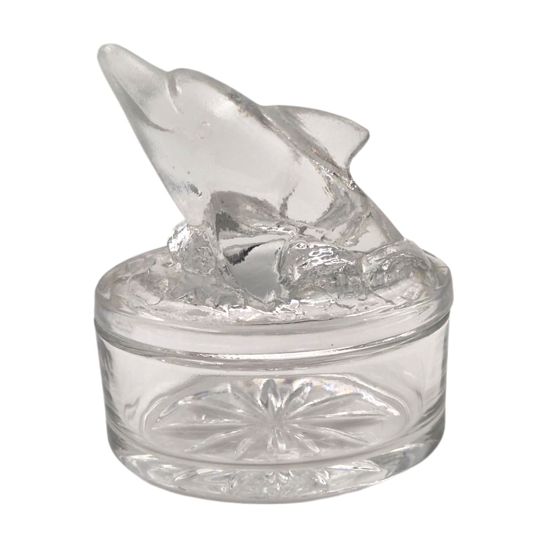 80s 프랑스 루미낙 돌고래 글라스 트링켓 상품이미지1