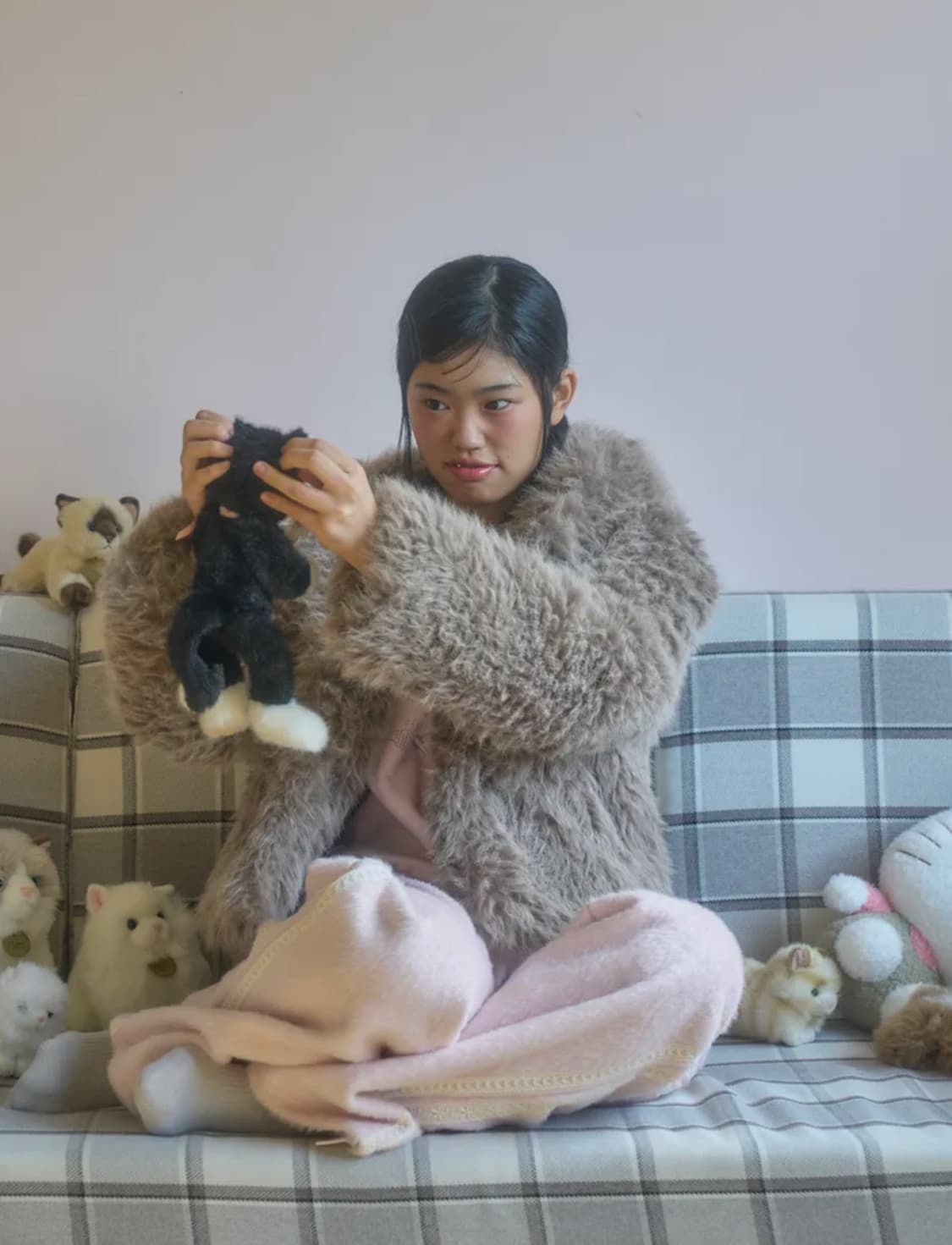 샤키리 Furry Lace Trimming Pants_Pink,Iovry 상품이미지3