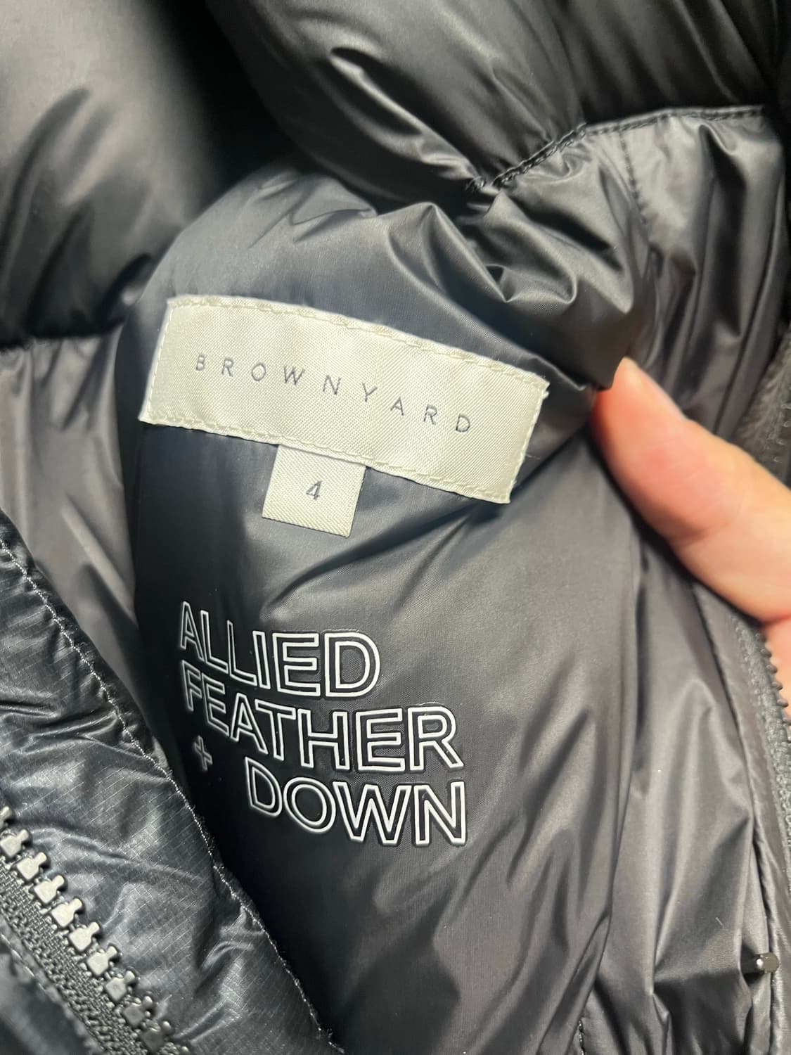 [4size] 23FW 브라운야드 에베레스트 구스다운 블랙 상품이미지8