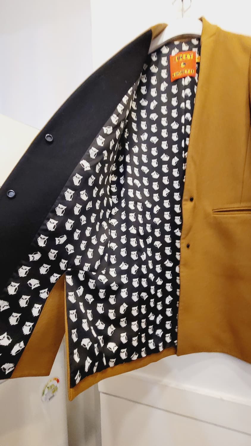 럭키슈에뜨 노카라 숄 울코트 상품이미지4