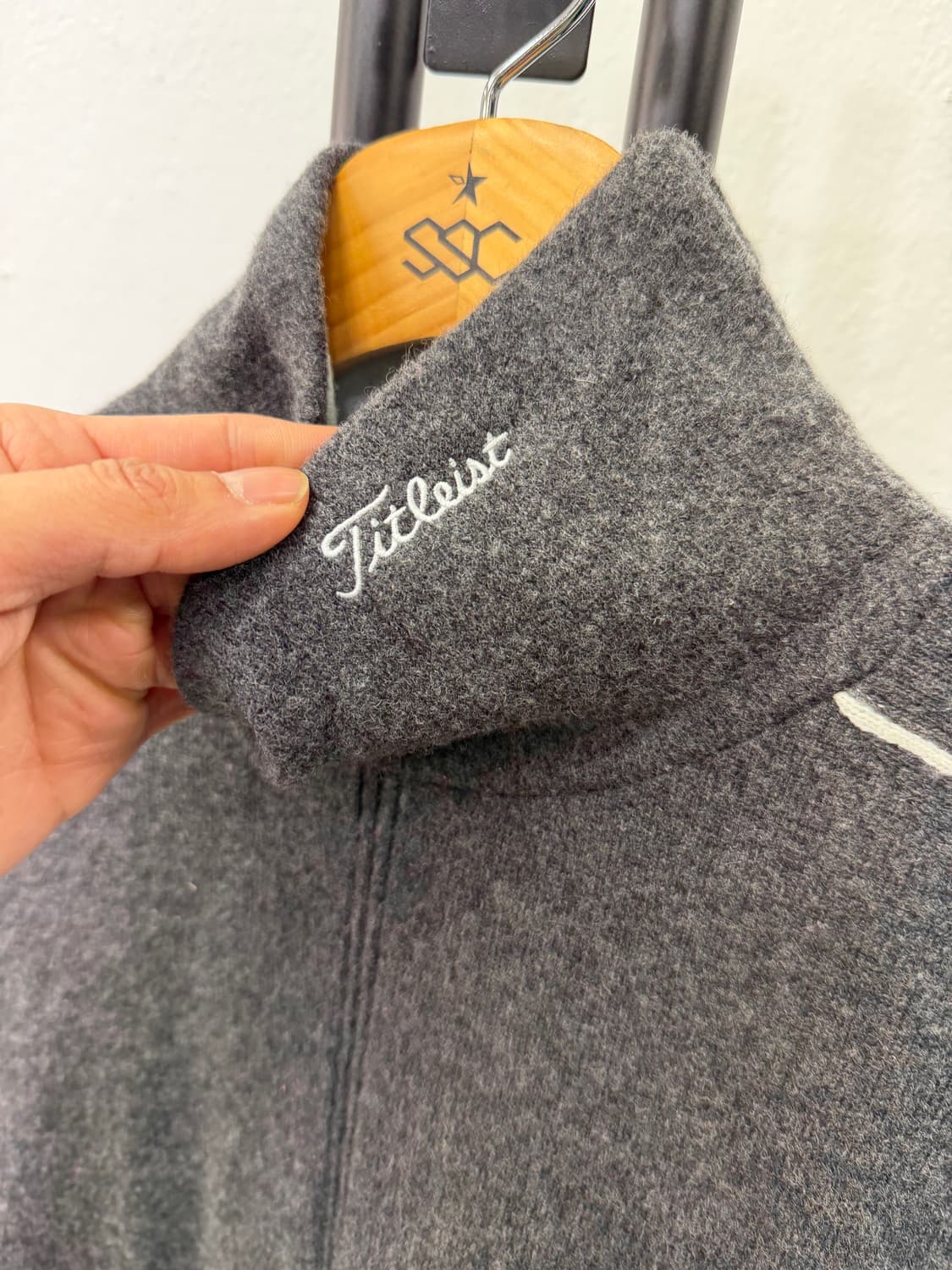 정품) 타이틀리스트 21ss 여성 방품 롱 니트 M 상품이미지4